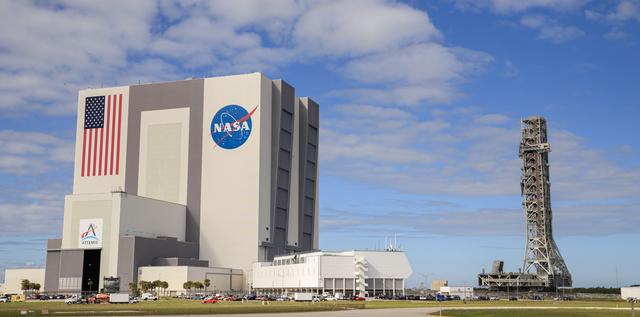 NASA image: Mobile Launcher Rollback to VAB