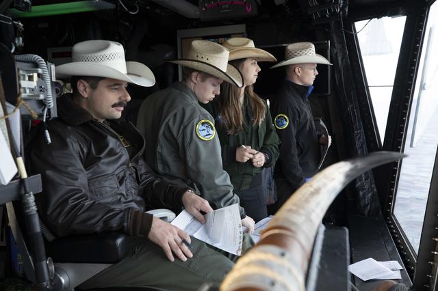 NASA image: Artemis I Orion Recovery - Helicopter Simulations