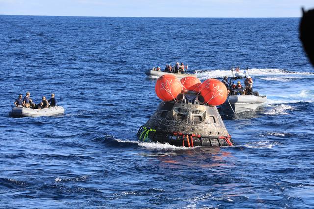 NASA image: Artemis I Orion Recovery Operations