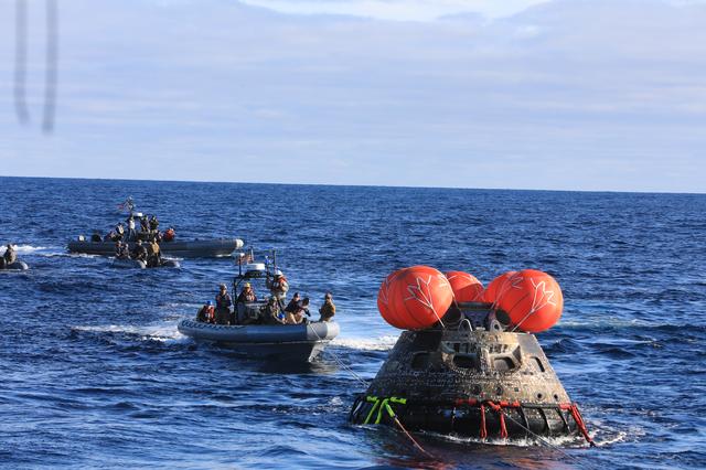 NASA image: Artemis I Orion Recovery Operations