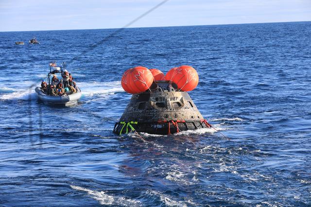 NASA image: Artemis I Orion Recovery Operations
