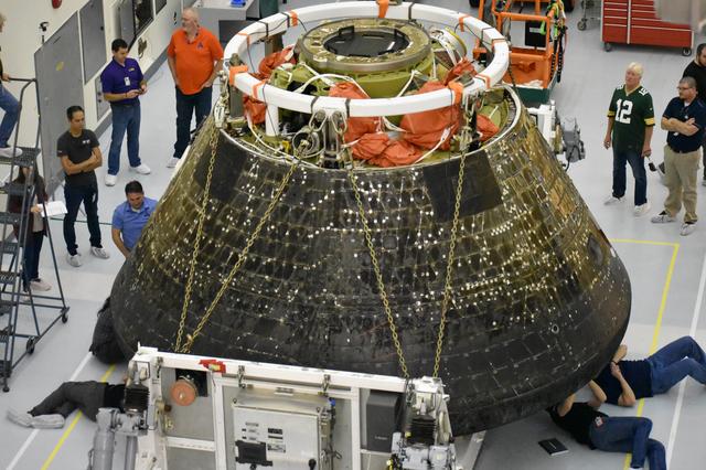 NASA image: Artemis I Orion Heat Shield Inspections