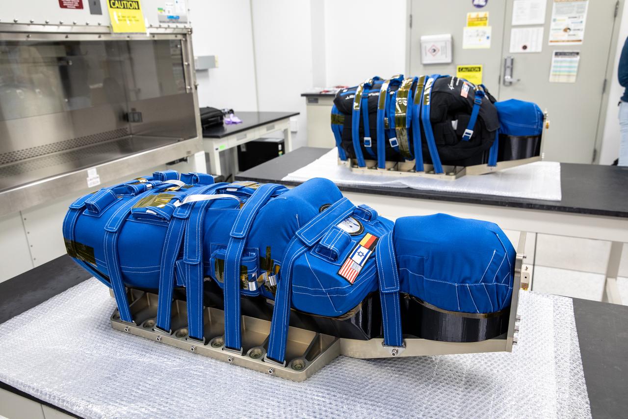 After a 25-day flight beyond the Moon and back inside the Artemis I Orion crew module, two manikins undergo post-flight payload inspections inside the Space Station Processing Facility at Kennedy Space Center in Florida on Jan. 11, 2023. As part of the Matroshka AstroRad Radiation Experiment (MARE) investigation, the two female manikins – Helga and Zohar – were equipped with radiation detectors. Zohar also wore a radiation protection vest, to determine the radiation risk during the Artemis I mission and potentially reduce exposure during future missions with astronauts. The detectors will be removed at Kennedy and the torsos will return to teams at the German Space Agency for further analysis. Artemis I Orion launched atop the Space Launch System (SLS) rocket from Kennedy’s Launch Complex 39B on Nov. 16, 2022, at 1:47 a.m. EST. During the flight, Orion flew farther than any spacecraft built for humans has ever flown, paving the way for human deep space exploration and demonstrating NASA’s commitment and capability to extend human presence to the Moon and beyond. The primary goal of Artemis I was to thoroughly test the SLS and Orion spacecraft’s integrated systems before crewed missions. Under Artemis, NASA aims to land the first woman and first person of color on the Moon and establish sustainable lunar exploration.