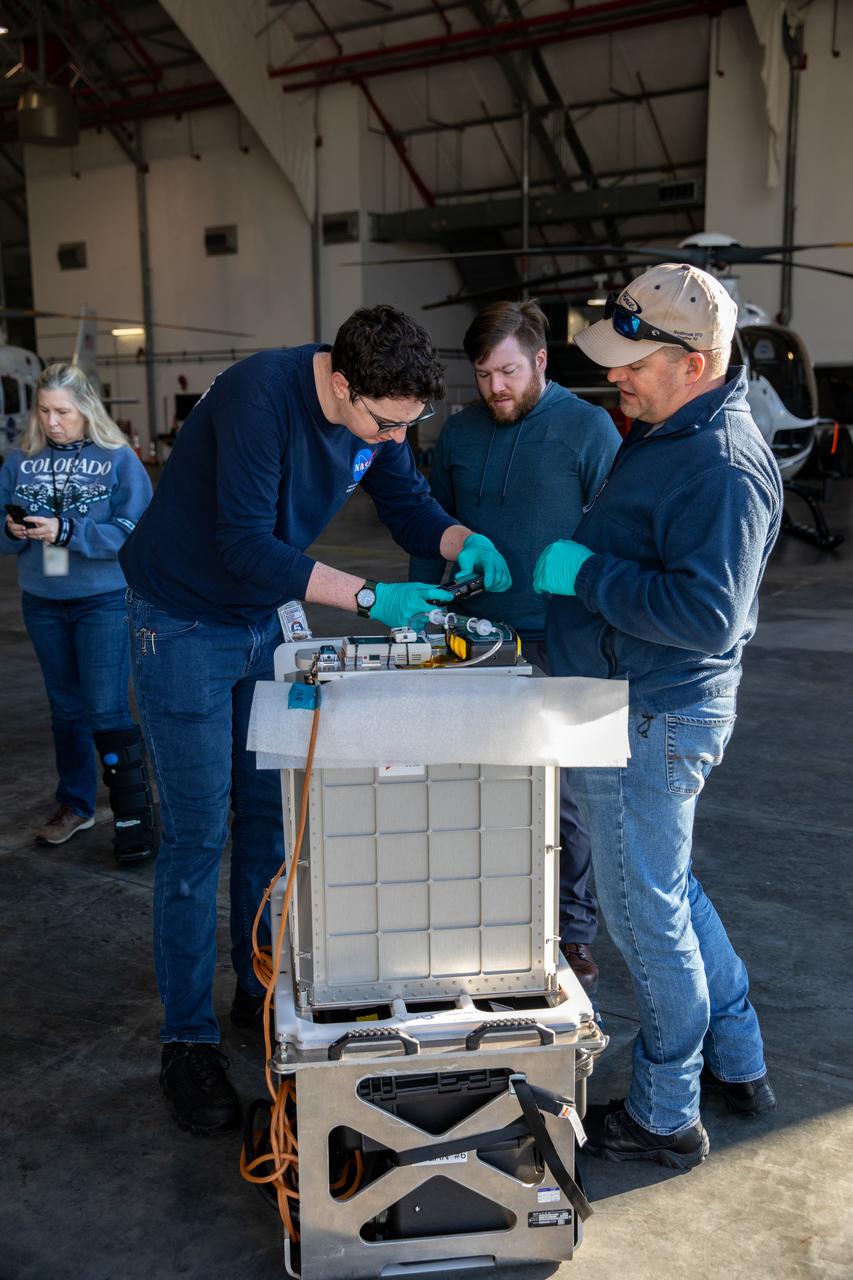 Technicians at the Launch and Landing Facility at NASA’s Kennedy Space Center in Florida receive scientific research samples for processing at the spaceport’s Space Station Processing Facility on Jan. 11, 2023. The experiments returned to Earth on SpaceX's 26th commercial resupply services mission, which launched from Kennedy’s Pad 39A at 2:20 p.m. EST on Nov. 26, 2022, making its successful parachute-assisted splashdown west of Tampa in the Gulf of Mexico, at 5:19 a.m. EST on Jan. 11. The SpaceX cargo Dragon returned approximately 4,400 pounds of scientific experiments and other cargo from the International Space Station. Splashing down off the coast of Florida enables quick transportation of the experiments, allowing SpaceX to retrieve Dragon and offload time-sensitive research cargo to pack on an Airbus H225 helicopter for delivery to Kennedy just hours later. Some of the scientific investigations that Dragon returned include those on deep space radiation protection, hydroponic and aeroponic plants, and bioprospecting, which is identifying plants and animals that may contain substances with potential for use as drugs, biochemicals, and more.