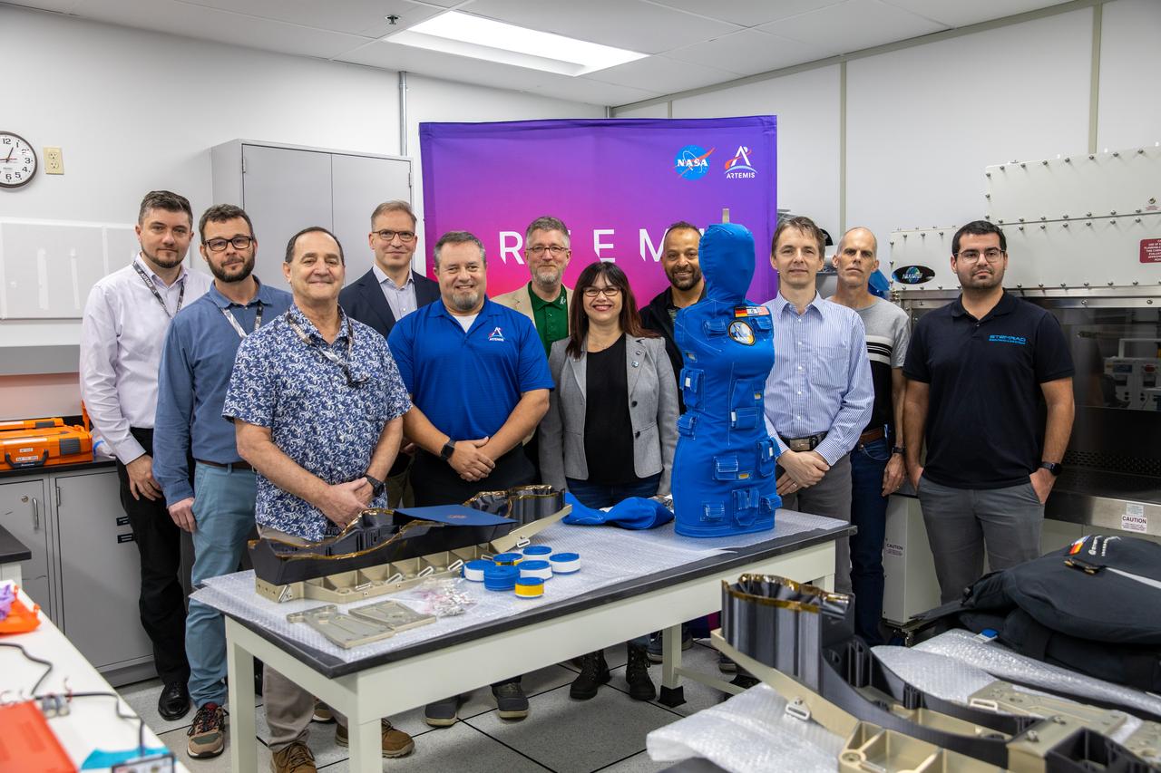 After a 25-day flight beyond the Moon and back inside the Artemis I Orion crew module, two manikins undergo post-flight payload inspections by teams from NASA, Lockheed Martin, AstroRad and the German Space Agency inside the Space Station Processing Facility at Kennedy Space Center in Florida on Jan. 17, 2023. As part of the Matroshka AstroRad Radiation Experiment (MARE) investigation, the two female manikins – Helga and Zohar – were equipped with radiation detectors. Zohar also wore a radiation protection vest, to determine the radiation risk during the Artemis I mission and potentially reduce exposure during future missions with astronauts. Artemis I Orion launched atop the Space Launch System (SLS) rocket from Kennedy’s Launch Complex 39B on Nov. 16, 2022, at 1:47 a.m. EST. During the flight, Orion flew farther than any spacecraft built for humans has ever flown, paving the way for human deep space exploration and demonstrating NASA’s commitment and capability to extend human presence to the Moon and beyond. The primary goal of Artemis I was to thoroughly test the SLS and Orion spacecraft’s integrated systems before crewed missions. Under Artemis, NASA aims to land the first woman and first person of color on the Moon and establish sustainable lunar exploration.