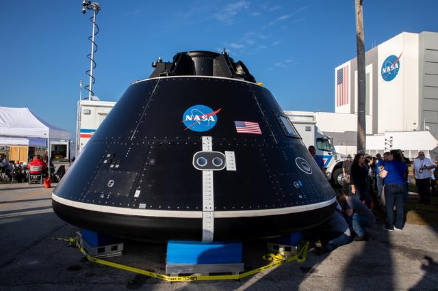 NASA image: Artemis II CMTA Turn Basin Testing