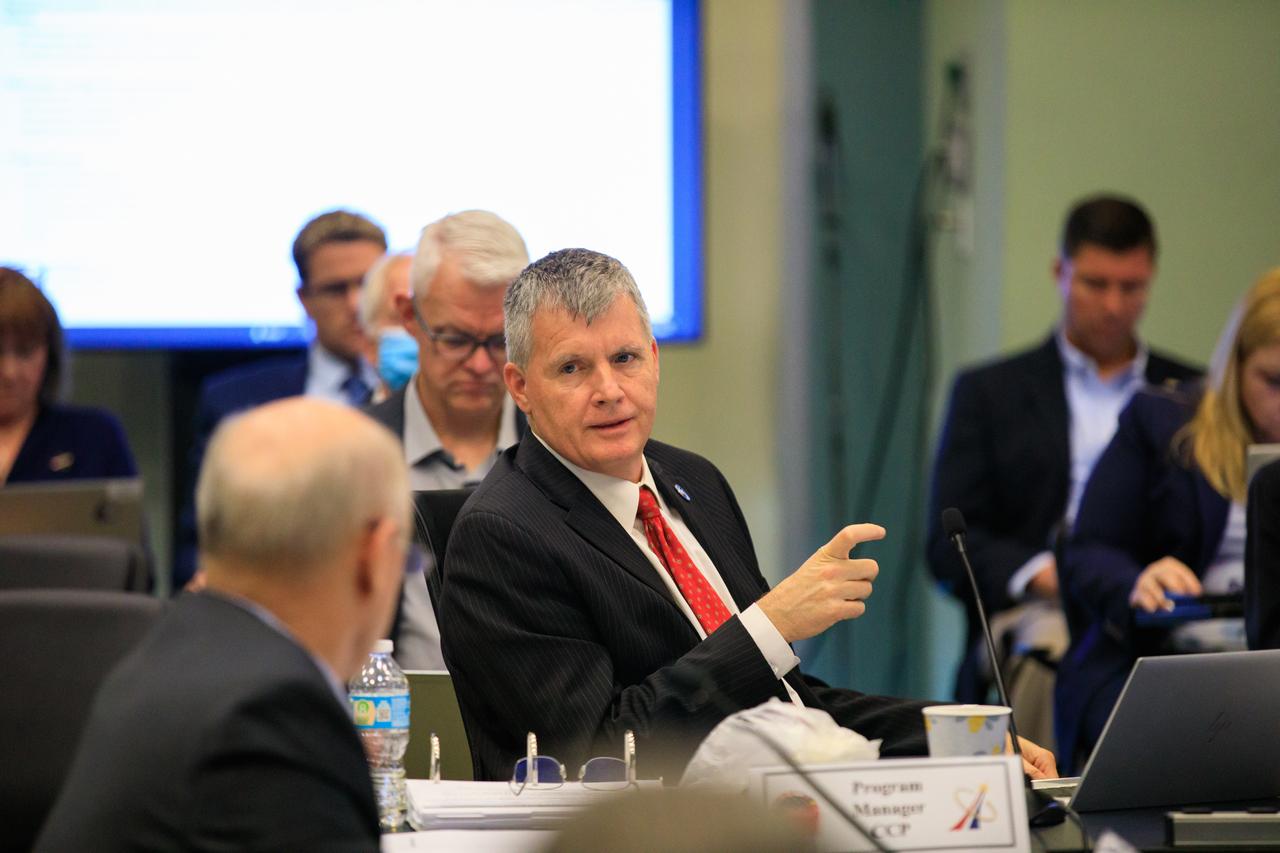 Mission managers with NASA, SpaceX, and international partners gather to complete a Flight Readiness Review on Feb. 21, 2023, for NASA’s SpaceX Crew-6 mission to the International Space Station. NASA astronauts Stephen Bowen, spacecraft commander, and Warren “Woody” Hoburg, pilot, along with mission specialists Sultan Alneyadi, UAE (United Arab Emirates) astronaut, and Andrei Fedyaev, Roscosmos cosmonaut, are slated to launch to the space station at 1:45 a.m. EST on Feb. 27 from Launch Complex 39A on the Dragon spacecraft Endeavour atop the Falcon 9 rocket. Crew-6 is the sixth crew rotation mission with SpaceX to the station, and the seventh flight of Dragon with people as part of the agency’s Commercial Crew Program.