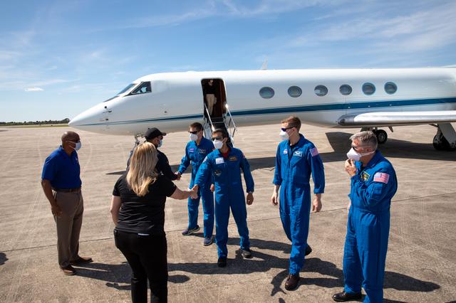 NASA image: NASA/SpaceX Crew-6 Astronauts Arrival