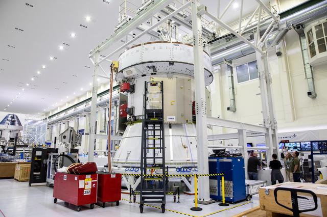 NASA image: Artemis IV Pressure Vessel and Artemis II European Service Modul