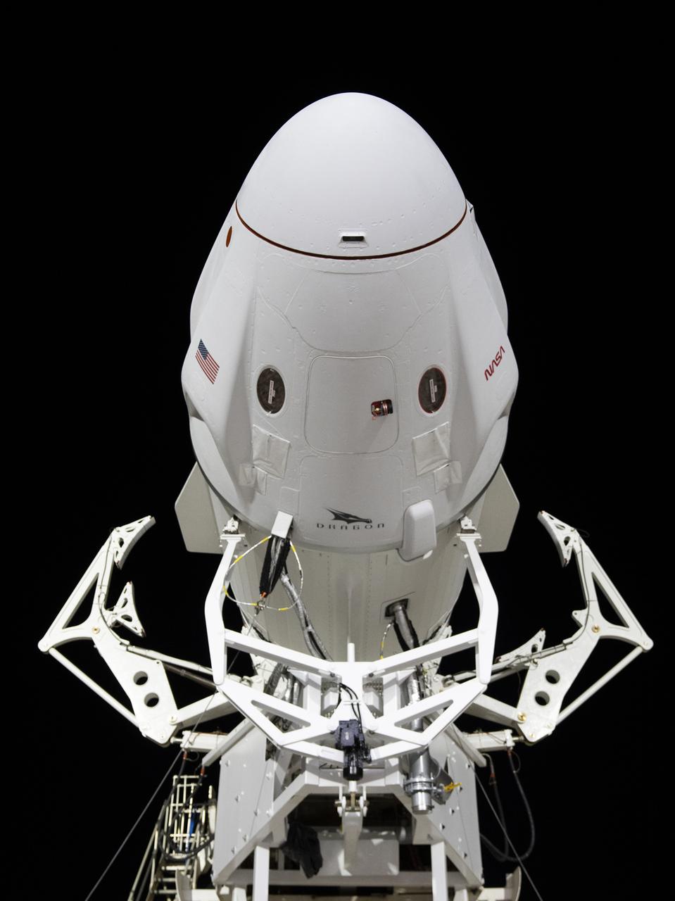 The SpaceX Falcon 9 rocket with Dragon spacecraft Endeavour rolls out to Launch Complex 39A at Kennedy Space Center in Florida on Feb. 22, 2023, for NASA’s SpaceX Crew-6 mission. NASA astronauts Stephen Bowen, spacecraft commander, and Warren “Woody” Hoburg, pilot, along with mission specialists Sultan Alneyadi, UAE (United Arab Emirates) astronaut, and Andrey Fedyaev, Roscosmos cosmonaut, are slated to launch to the International Space Station at 1:45 a.m. EST on Feb. 27 from Launch Complex 39A. Crew-6 is the sixth crew rotation mission with SpaceX to the station, and the seventh flight of Dragon with people as part of the agency’s Commercial Crew Program. 