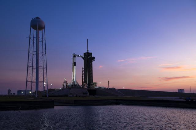 NASA image: SpaceX Crew-6 Sunset at LC-39A