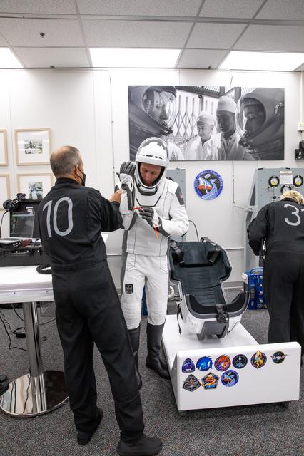 NASA image: NASA’s SpaceX Crew-6 Launch - Astronauts Suit-Up and Walkout a