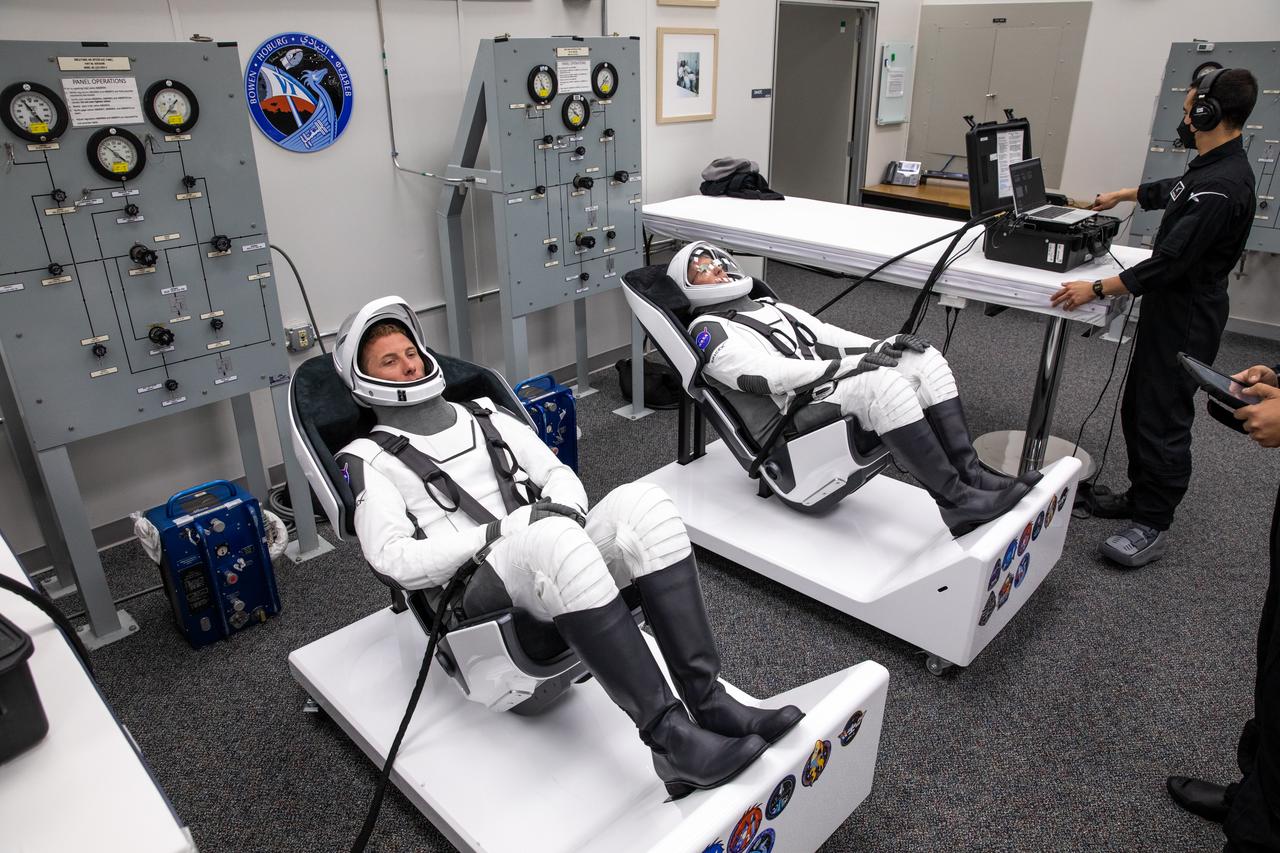 NASA’s SpaceX Crew-6 Launch - Astronauts Suit-Up and Walkout a