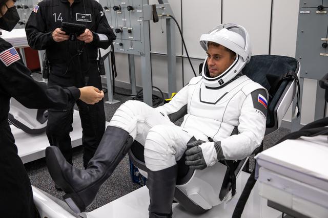 NASA’s SpaceX Crew-6 Launch - Astronauts Suit-Up and Walkout a