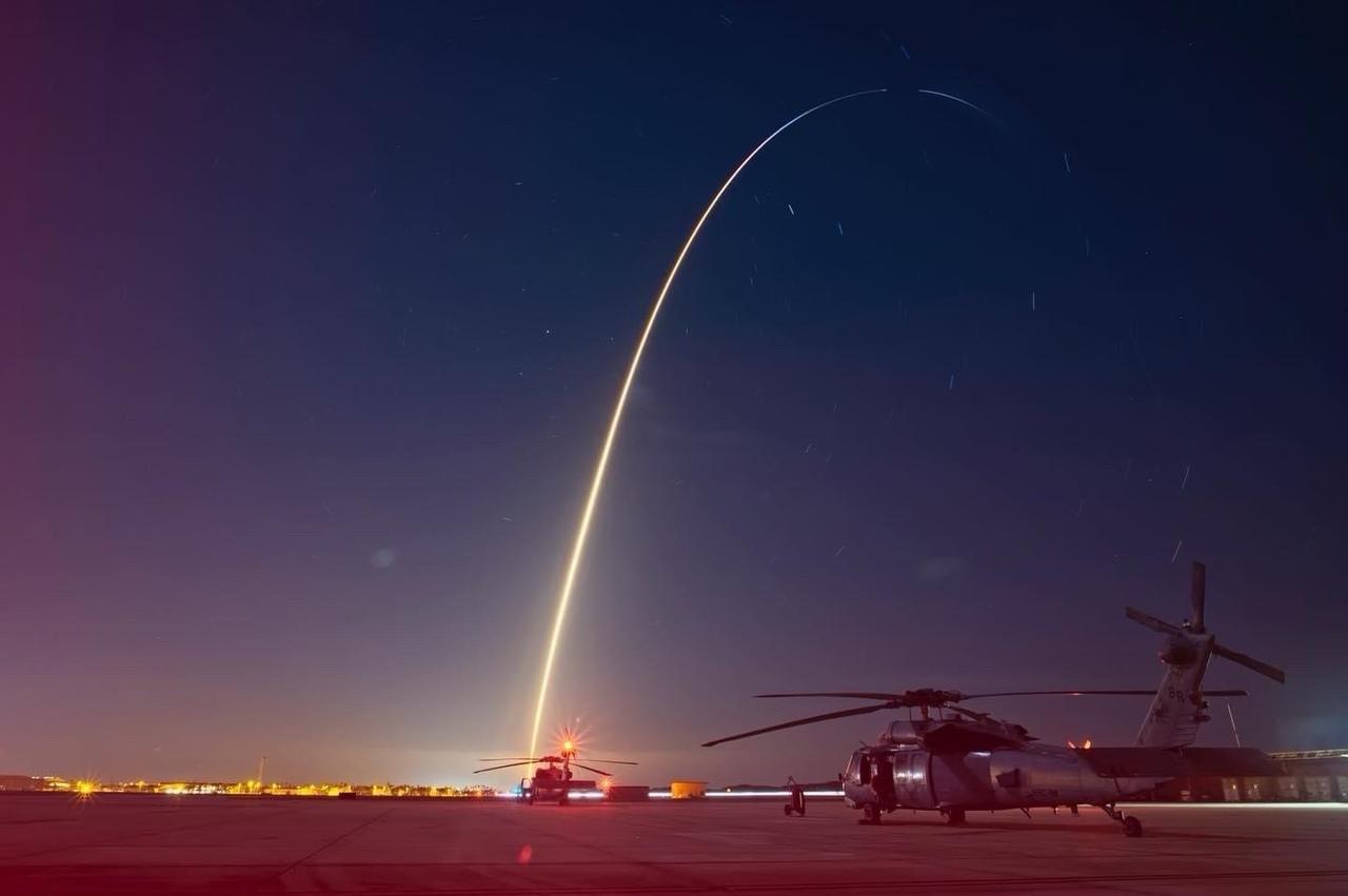 Creating a golden streak in the sky, a SpaceX Falcon 9 rocket soars upward after liftoff from the pad at Launch Complex 39A at 12:34 a.m. EST on March 2, 2023 carrying the Dragon spacecraft Endeavour for NASA’s Crew-6 mission to the International Space Station. Aboard Dragon are NASA astronauts Stephen Bowen, spacecraft commander, and Woody Hoburg, pilot, along with mission specialists Sultan Alneyadi, UAE (United Arab Emirates) astronaut, and Andrey Fedyaev, Roscosmos cosmonaut. Crew-6 is the sixth crew rotation mission with SpaceX to the station, and the seventh flight of Dragon with people as part of the agency’s Commercial Crew Program. 