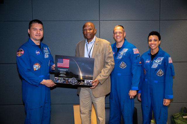 NASA image: Crew-4 Presentation to Senior Staff