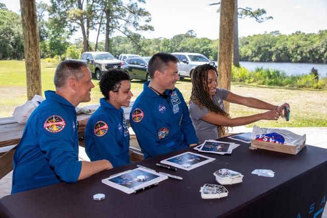 NASA image: Crew-4 Employee Event