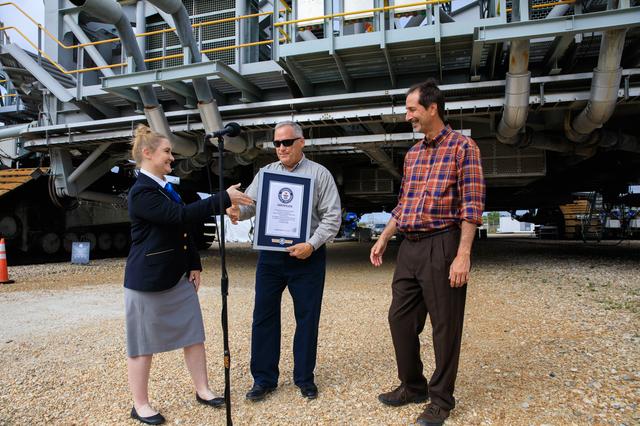 NASA image: Crawler Transporter-2 Guinness World Record Event