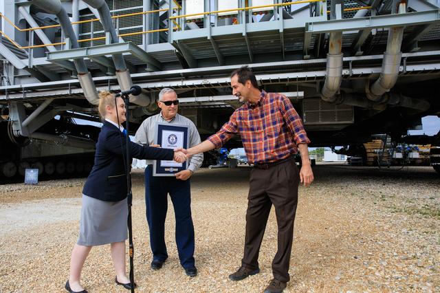 NASA image: Crawler Transporter-2 Guinness World Record Event