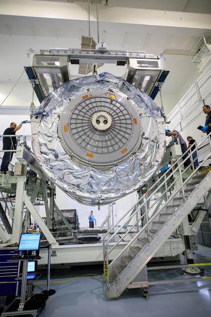 NASA image: MPLM Hoist