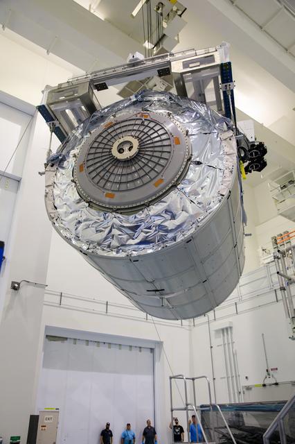 NASA image: MPLM Hoist