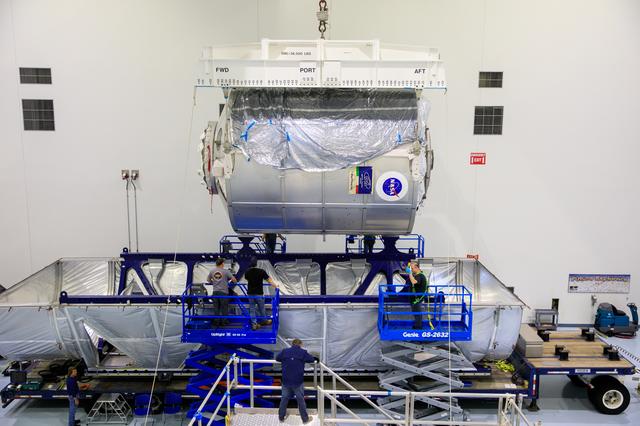 NASA image: MPLM Hoist