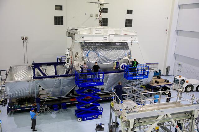 NASA image: MPLM Hoist