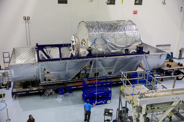 NASA image: MPLM Hoist