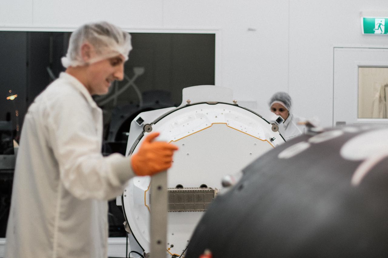 Two CubeSats are encapsulated at the Rocket Lab facility in Mahia, New Zealand, on April 24, 2023, in preparation for NASA’s second TROPICS (Time-Resolved Observations of Precipitation structure and storm Intensity with a Constellation of Smallsats) launch. After successfully launching the first pair of small satellites earlier this month from Launch Complex 1 in Mahia, New Zealand, NASA and Rocket Lab are targeting no earlier than 12 a.m. EDT Thursday, May 25 (4 p.m. NZST), for liftoff of the second pair of storm tracking CubeSats into orbit. NASA will use TROPICS to study tropical cyclones as part of the agency’s Earth Venture Class missions.