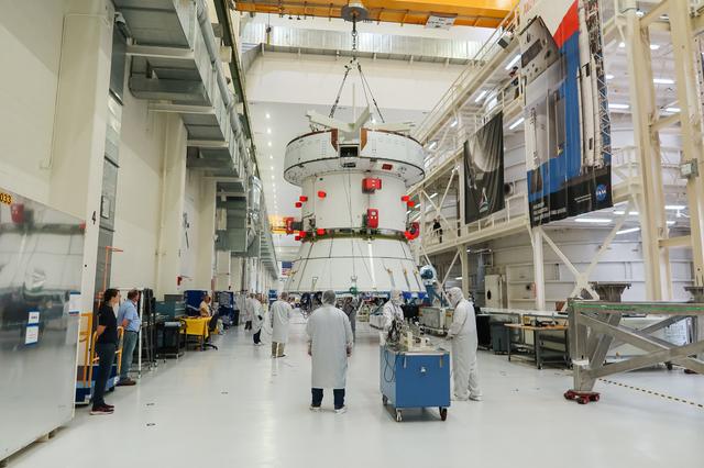 NASA image: Artemis II SM Move to Fast Cell