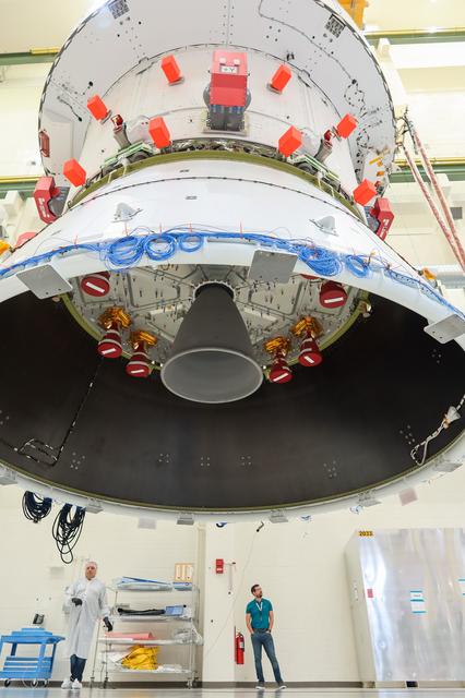 NASA image: Artemis II SM Move to Fast Cell