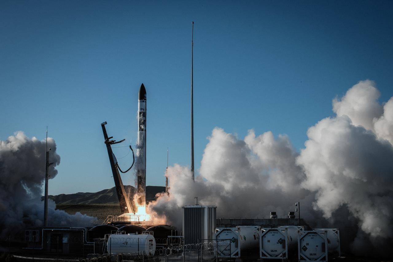 A Rocket Lab Electron rocket lifts off from Pad B, Launch Complex 1, in Māhia, New Zealand, at 11:46 p.m. EDT on Thursday, May 25 (3:46 p.m. NZST Friday, May 26) carrying the final pair of NASA’s Time-Resolved Observations of Precipitation structure and storm Intensity with a Constellation of Smallsats (TROPICS) CubeSats secured in the payload fairing atop the rocket. The successful launch placed the final pair of TROPICS CubeSats into orbit, completing the constellation. TROPICS will provide data on temperature, precipitation, water vapor, and clouds by measuring microwave frequencies, providing insight into storm formation and intensification.
