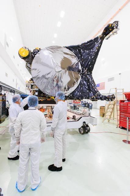 NASA image: Psyche Prelaunch Spacecraft Processing