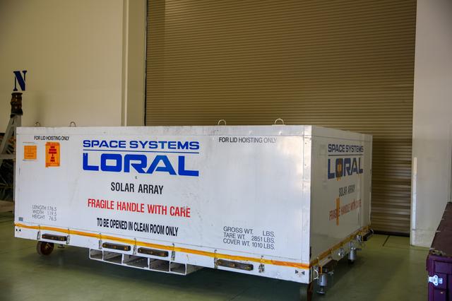 NASA image: Psyche Solar Array Arrival and Offload