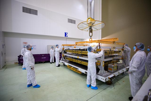 NASA image: Psyche Solar Array Unboxing