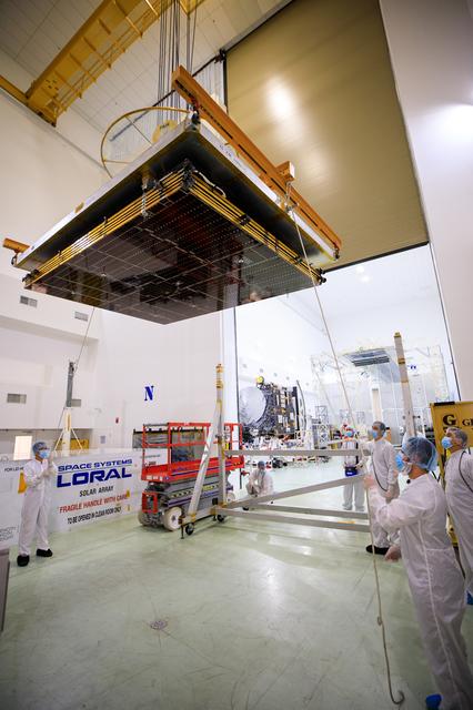 NASA image: Psyche Solar Array Unboxing