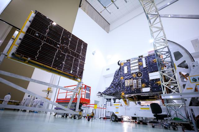 NASA image: Psyche Solar Array Unboxing