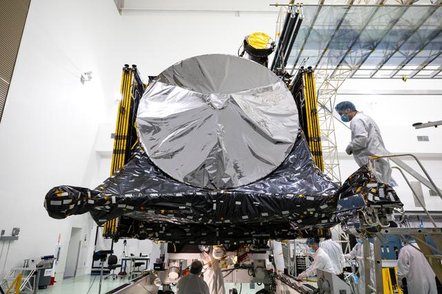 NASA image: NASA's Psyche Solar Array Stowed for Launch