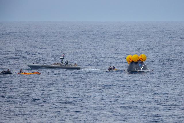 NASA image: Artemis II Orion Underway Recovery Test 10 (URT-10) - Day 3