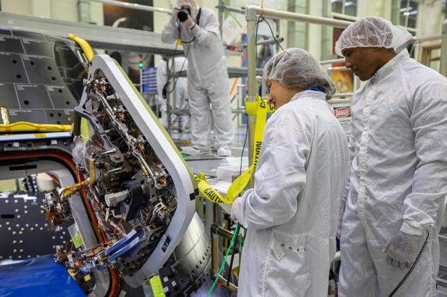 NASA image: Artemis II Crew with EGS