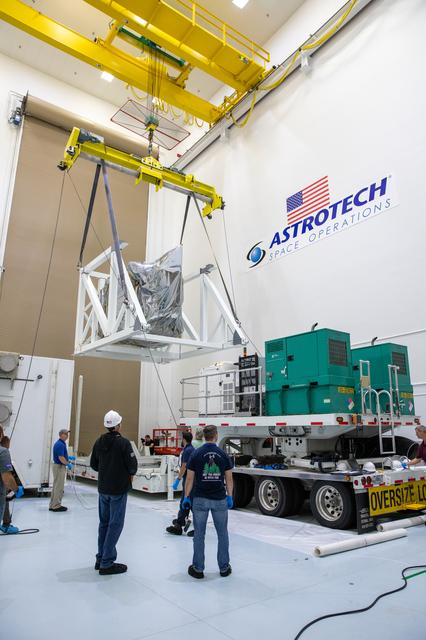 NASA image: PACE Spacecraft Uncrating