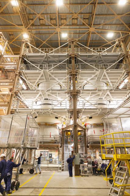 NASA image: Artemis II Booster Processing