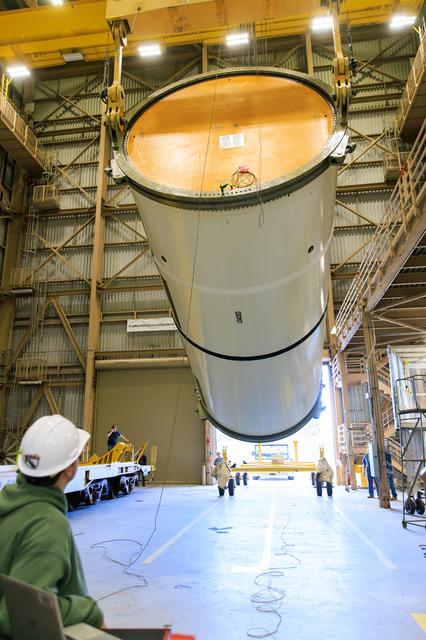NASA image: Artemis II Segment Offload and Rotation