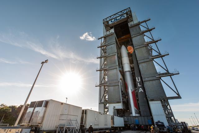 NASA image: CLPS PM-1 Astrobotic/ULA Rollout for Launch