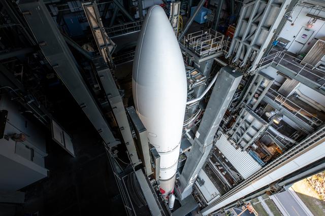 NASA image: CLPS PM-1 Astrobotic/ULA Rollout for Launch