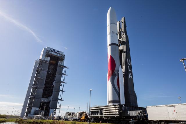 NASA image: CLPS PM-1 Astrobotic/ULA Rollout for Launch