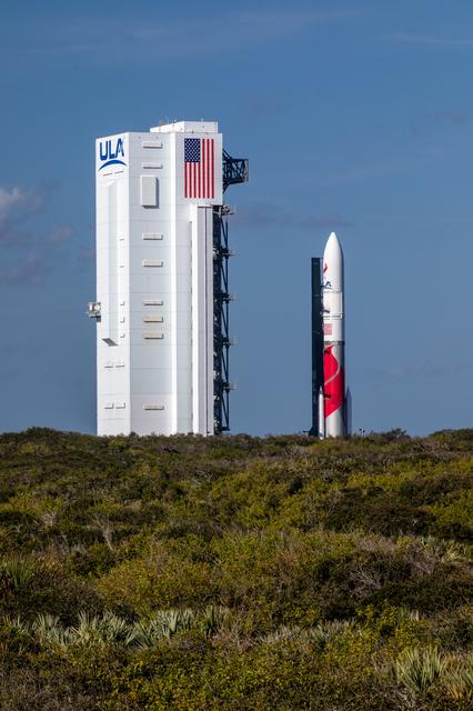 NASA image: CLPS PM-1 Astrobotic/ULA Rollout for Launch