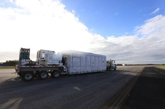 NASA image: GOES-U Spacecraft Arrival and Offload