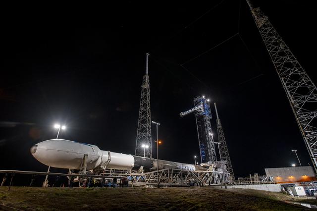 NASA image: SpaceX PACE Rollout for Launch