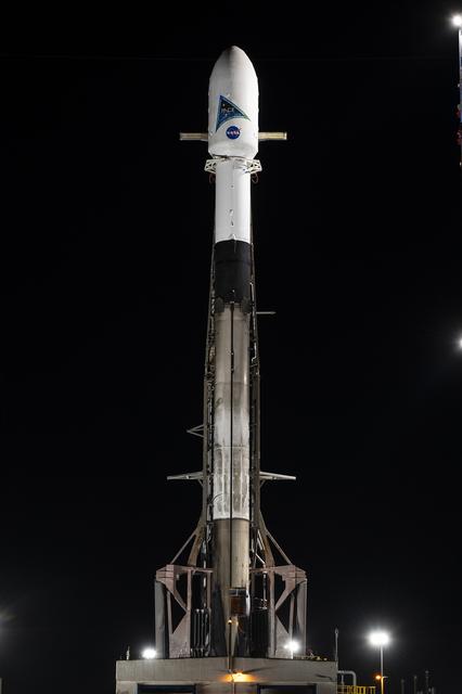 NASA image: SpaceX PACE Vertical at SLC-40